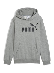 Puma Grey Boys ESS No. 1 Logo Fleece Hoodie - Image 2 of 3