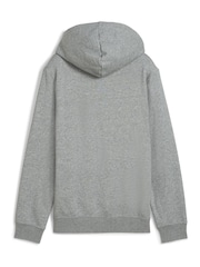 Puma Grey Boys ESS No. 1 Logo Fleece Hoodie - Image 3 of 3