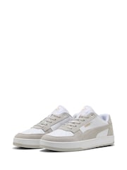 Puma White Caven 2.0 Mono Sneakers - Image 3 of 6