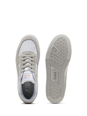 Puma White Caven 2.0 Mono Sneakers - Image 4 of 6