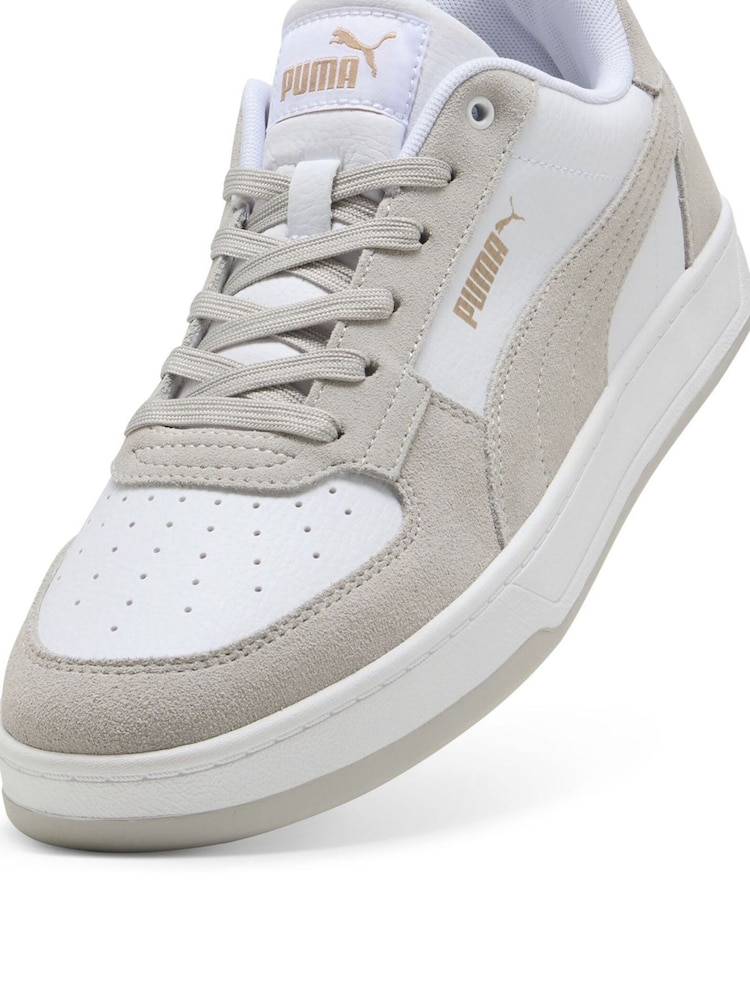 Puma White Caven 2.0 Mono Sneakers - Image 5 of 6
