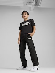 Черный - Puma Boys ESS No. 1 Logo Woven Cargo Pants - Изображение 1 из 3