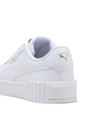 Puma White Womens Carina 3.0 Sneakers - Image 6 of 6