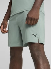 Puma Green Mens Tad Essentials 7" Woven Shorts - Image 3 of 7
