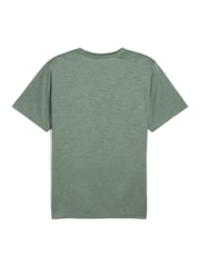 Puma Green Mens Tad Essentials Heather Cat T-Shirt - Image 5 of 5