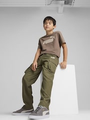 Puma Green Boys ESS No. 1 Logo Woven Cargo Pants - Image 1 of 3