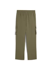 Puma Green ESS No. 1 Logo Woven Cargo Pants - Image 4 of 4