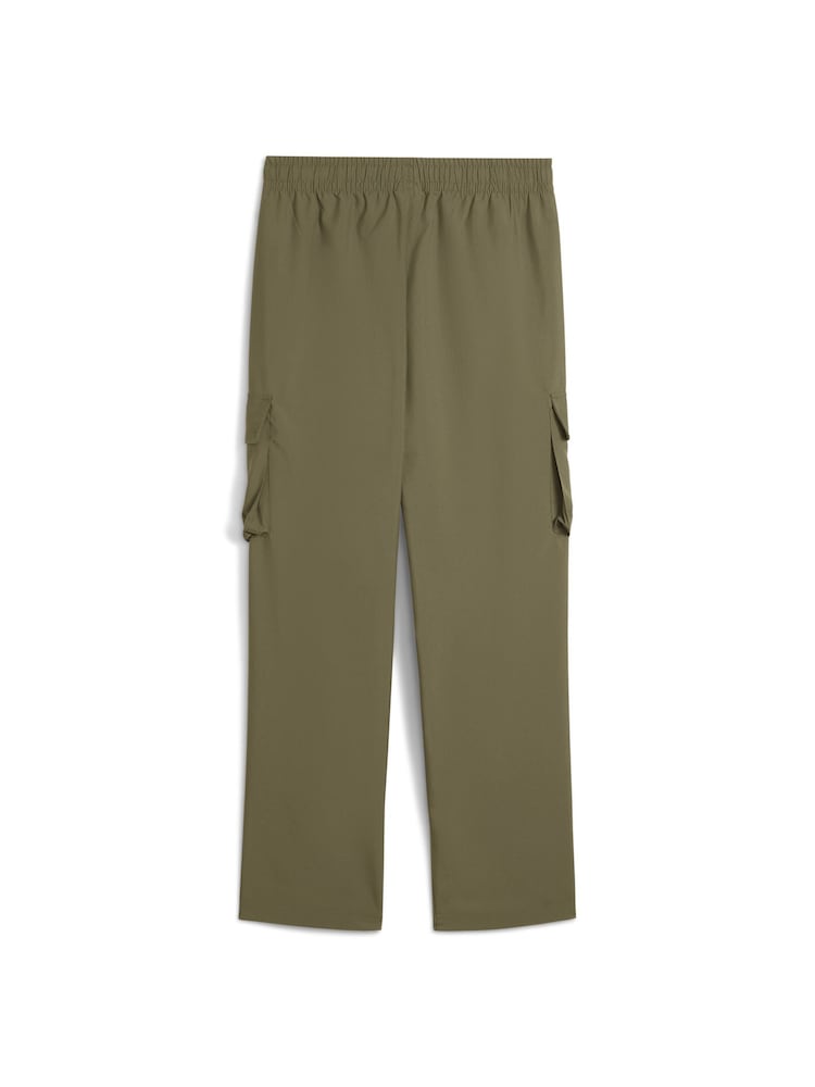 Puma Green ESS No. 1 Logo Woven Cargo Pants - Image 4 of 4
