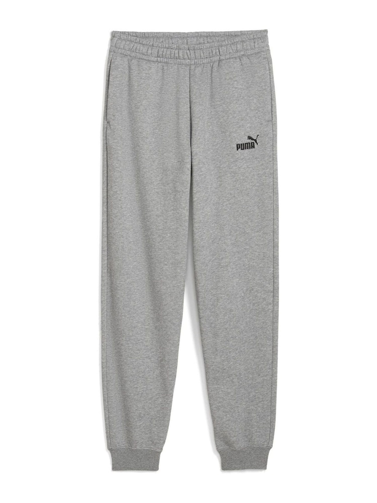 Cinza - Puma Boys ESS No. 1 Logo Fleece Sweatpants - Imagem 2 de 3