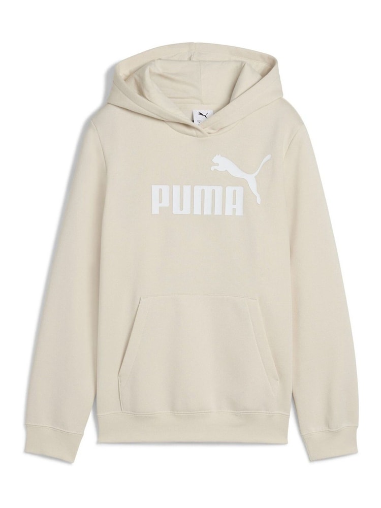 Puma Cream Boys ESS No. 1 Logo Fleece Hoodie - Image 2 of 3