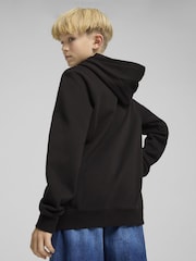 Puma Black Boys ESS No. 1 Logo Fleece Hoodie - Image 2 of 3