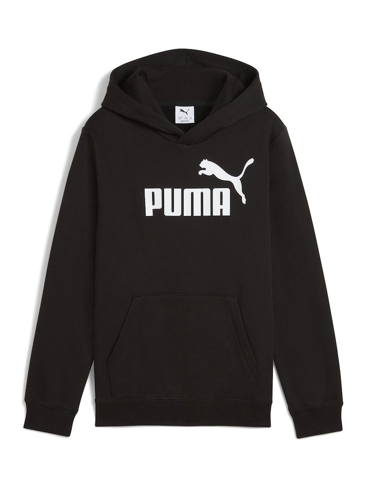 Puma Black Boys ESS No. 1 Logo Fleece Hoodie - Image 3 of 3