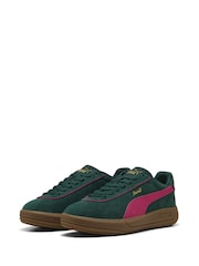 Puma Green Womens Club Klassika Suede Sneakers - Image 3 of 6