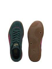 Puma Green Womens Club Klassika Suede Sneakers - Image 4 of 6