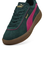 Puma Green Womens Club Klassika Suede Sneakers - Image 5 of 6