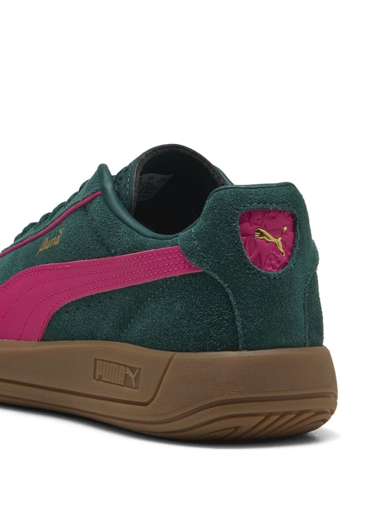 Puma Green Womens Club Klassika Suede Sneakers - Image 6 of 6