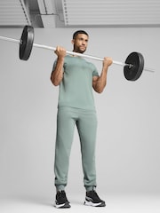 Зелений - Футболки Puma Mens Tad Essentials Solid Cat - Image 1 of 1