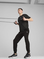 Puma Black Mens Tad essentials French Terry Joggers - Image 1 of 5