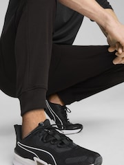 Puma Black Mens Tad essentials French Terry Joggers - Image 3 of 5