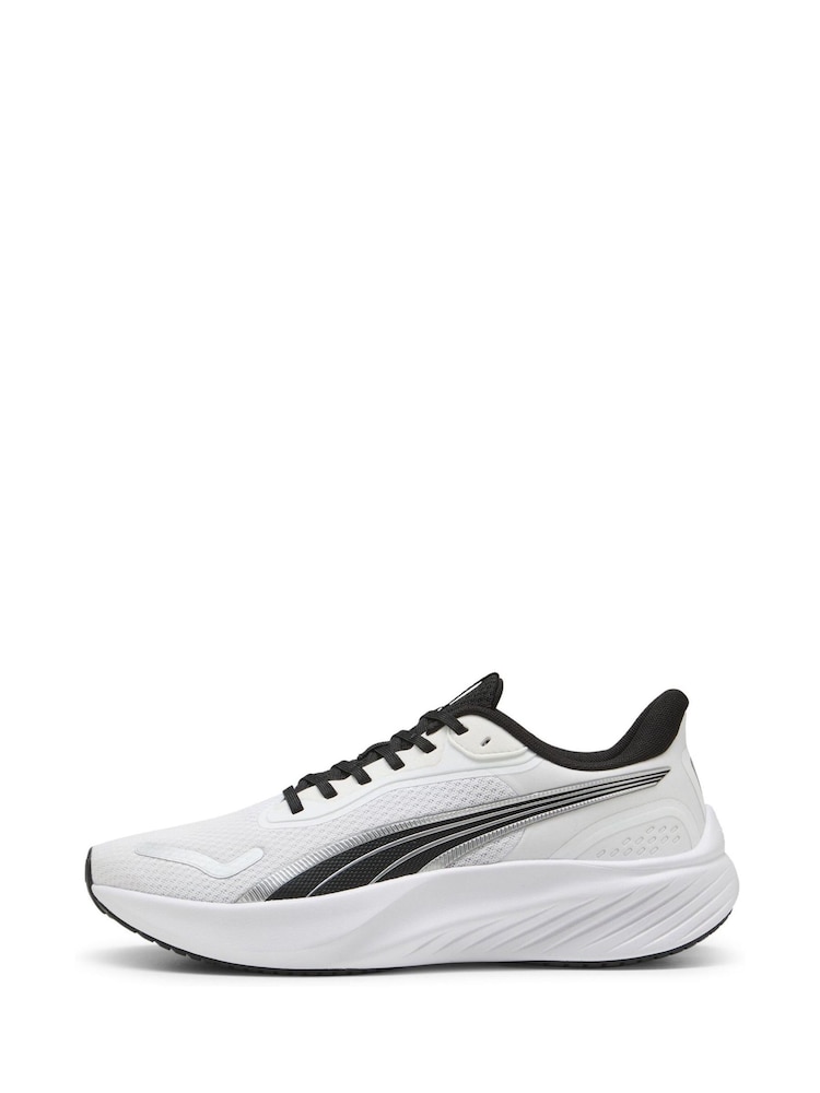 Puma White Pounce Lite Running Shoes - Image 2 of 6