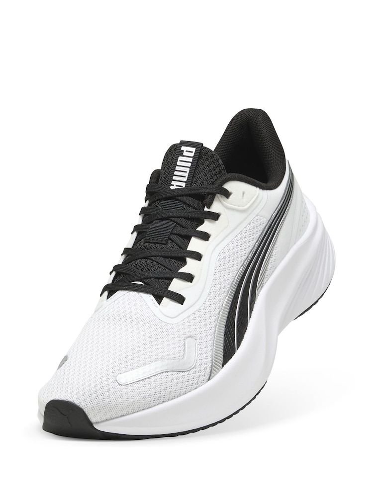 Puma White Pounce Lite Running Shoes - Image 4 of 6