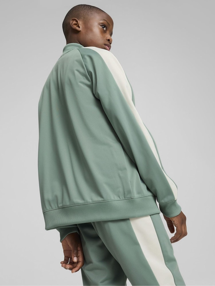Puma Green T7 Always On Track Jacket - Image 2 of 3 Puma Green T7 Always On Track Jacket - Image 2 of 3
