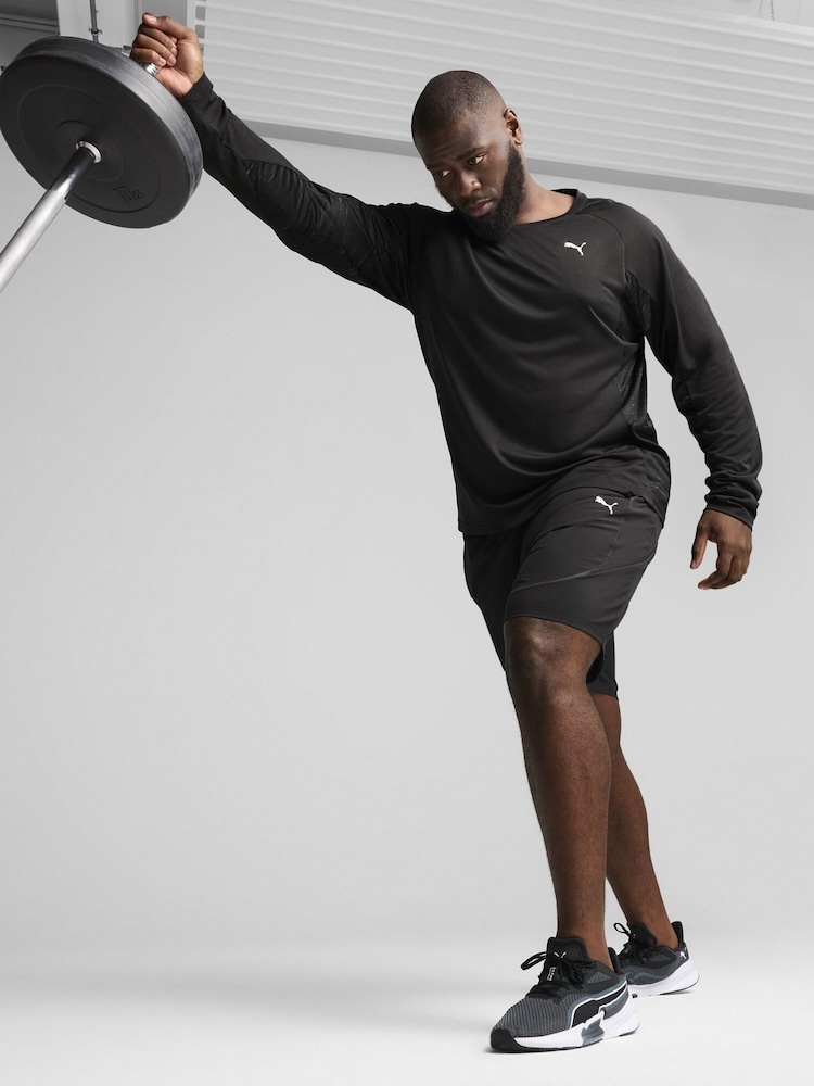 Puma Black Mens TAD TECH Long-Sleeve T-Shirt - Image 1 of 5
