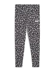 Negro - Puma Boys Animal Print Essentials Leggings - Imagen 3 de 3