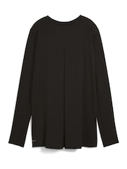 Puma Black Womens Oversized MODEST T-Shirt - Image 5 of 5