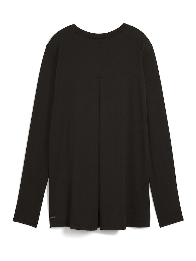 Puma Black Womens Oversized MODEST T-Shirt - Image 5 of 5