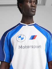 Puma Blue Mens BMW M Motorsport Lifestyle Jersey - Image 3 of 5