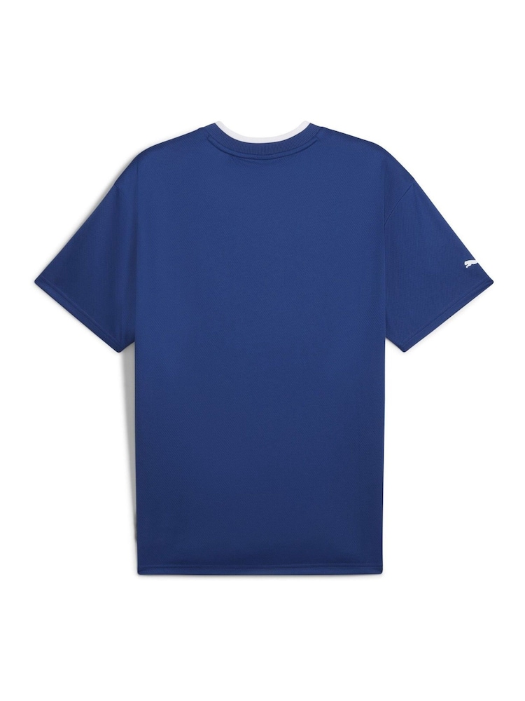 Puma Blue Mens BMW M Motorsport Lifestyle Jersey - Image 4 of 5