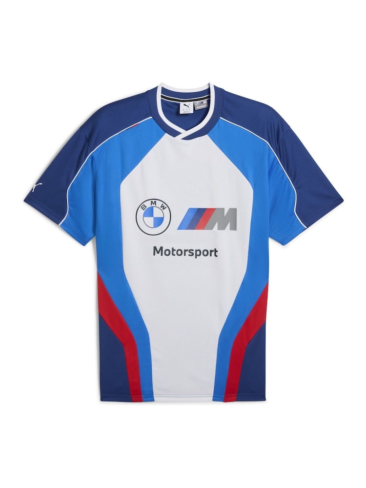 Puma Blue Mens BMW M Motorsport Lifestyle Jersey - Image 5 of 5