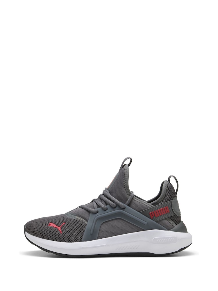 Puma Grey Mens Softride Enzo 5 Running Shoes - Image 2 of 6
