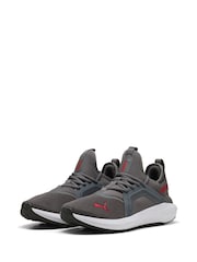 Puma Grey Mens Softride Enzo 5 Running Shoes - Image 3 of 6