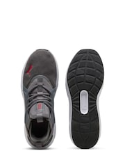 Puma Grey Mens Softride Enzo 5 Running Shoes - Image 4 of 6