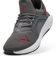 Puma Grey Mens Softride Enzo 5 Running Shoes - Image 5 of 6
