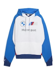 Puma Blue Mens BMW M Motorsport Lifestyle Hoodie - Image 4 of 5
