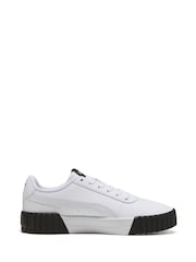 Puma White Off Womens Carina 3.0 Sneakers - Image 1 of 6