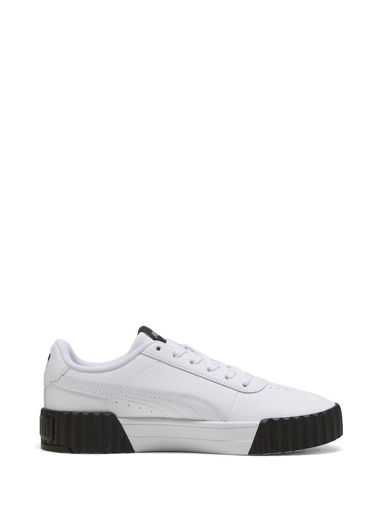 Puma White Off Womens Carina 3.0 Sneakers - Image 1 of 6