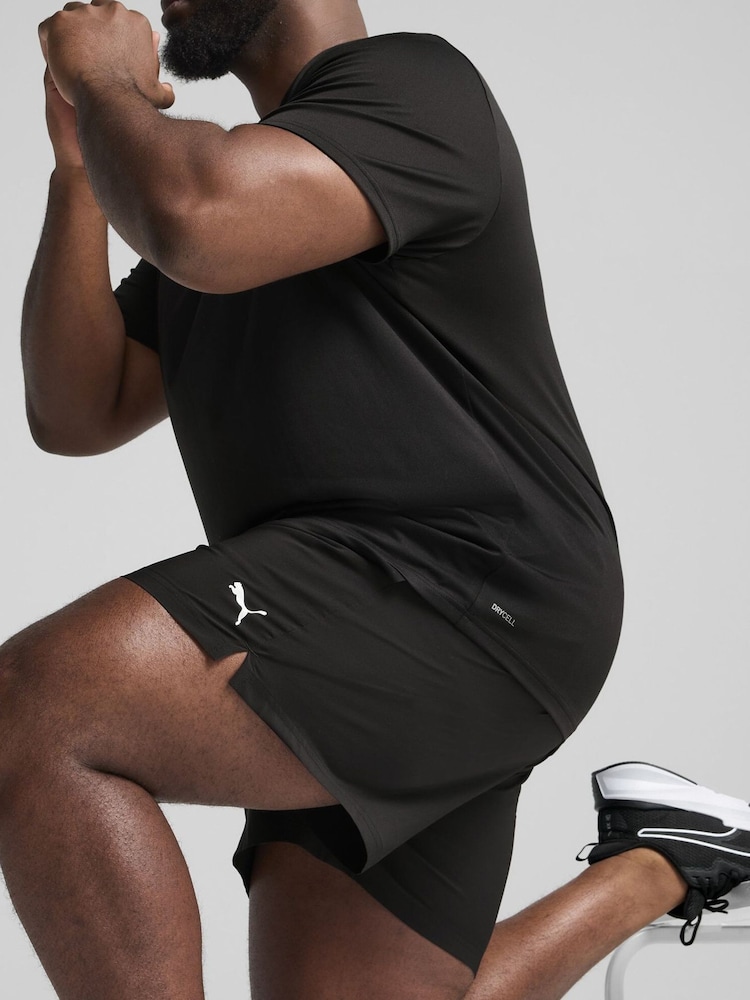 Puma Black Mens Tad Essentials 5" Woven Shorts - Image 3 of 5