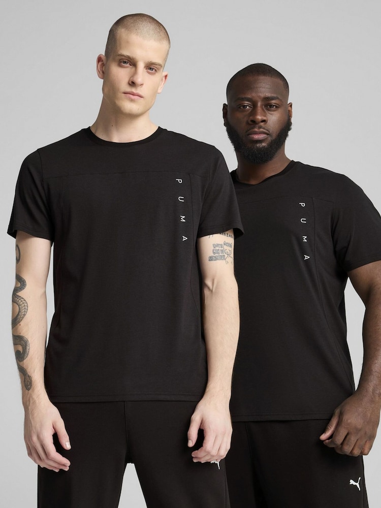 Puma Black Mens TAD TECH Triblend T-Shirt - Image 1 of 5