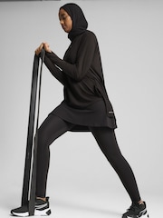 Puma Black Womens Modest 2-in-1 Running Tights - Image 1 of 5