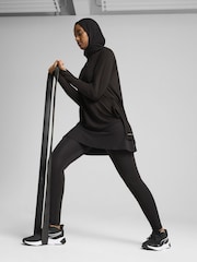 Puma Black Womens Modest 2-in-1 Running Tights - Image 2 of 5