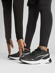 Puma Black Womens Modest 2-in-1 Running Tights - Image 4 of 5