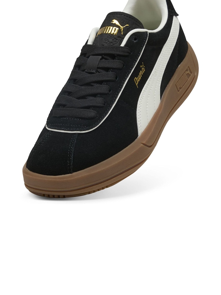 Puma Black Womens Club Klassika Suede Sneakers - Image 6 of 6