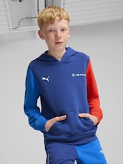 Puma Blue Boys BMW M Motorsport ESS+ Hoodie - Image 1 of 2