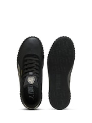 Negro - Puma Womens Carina 3.0 Snake Chic Sneakers - Imagen 4 de 6