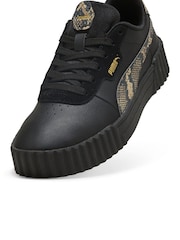 Negro - Puma Womens Carina 3.0 Snake Chic Sneakers - Imagen 6 de 6