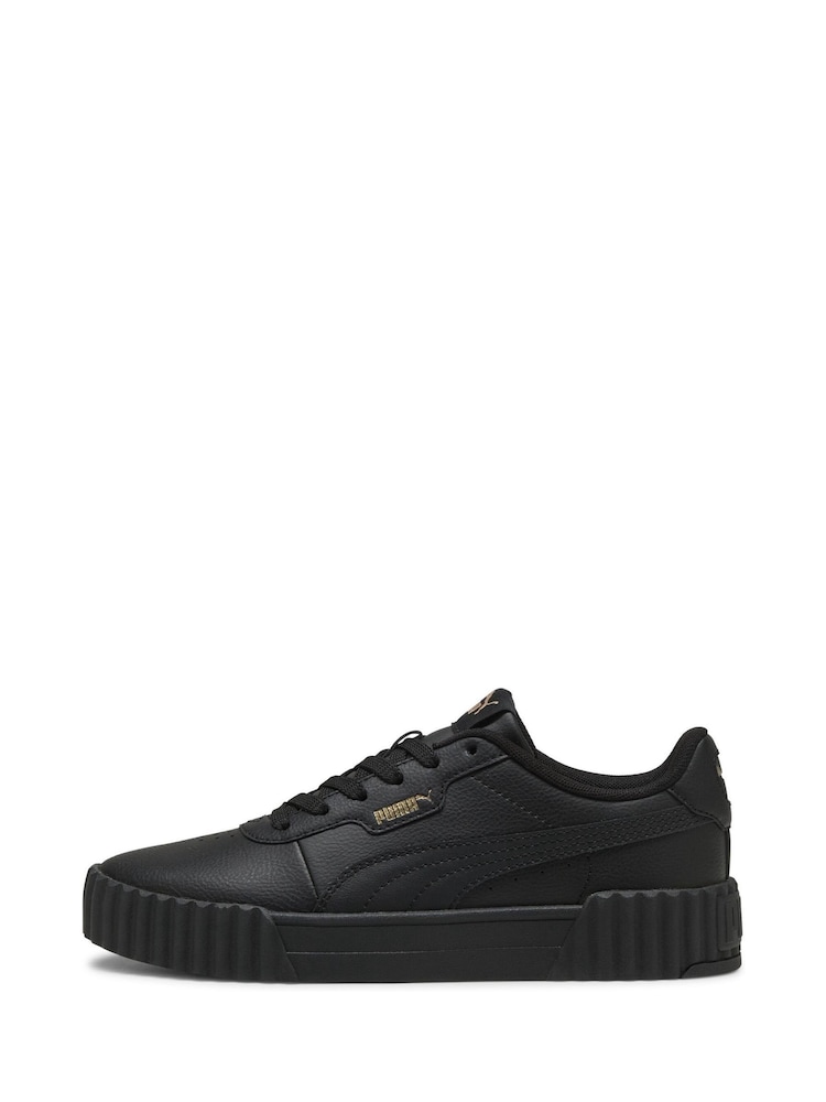 Puma Black Womens Carina 3.0 Sneakers - Image 2 of 6